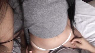 STEP-SISTER came to keep me company - we screwed and the slut recorded it all