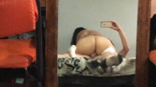 my ally's girlfriend likes to ride my dong