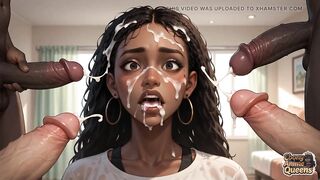 Black Queen's Tropical Oral job: the Superlatively good Black XXX Porn!