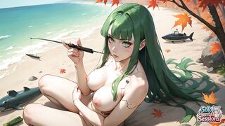 Beachside Green Domina Sipping Solace