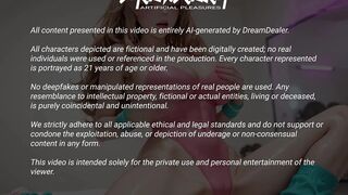 Roxy Starburst Turns Aerobics Into a Full-body Vibe, Wild Curls, Bright Energy, No Missed Beats - Ai Generated