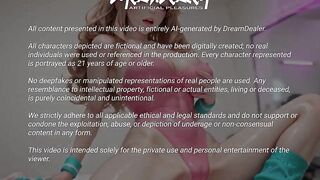 Roxy Starburst Turns Aerobics Into a Full-body Vibe, Wild Curls, Bright Energy, No Missed Beats - Ai Generated