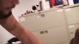 Youthful black with a large ass gets doggy style pounding