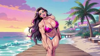 Large Boob Beach Honeys (ai)