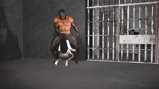 Sexually excited Nurse Tifa Nailed by a BBC and Got Creampied