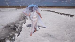 White Silence on Salt Lake Elton