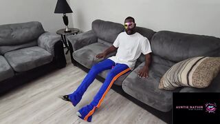 Podcast Interviewer Gets a Reverse Group sex