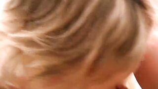 Golden-haired mother I'd like to fuck Sucks and Gets Vagina Devoured in Wild Session