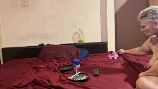 My big beautiful woman whore getting her snatch plowed unfathomable on her abdomen bawdy talking