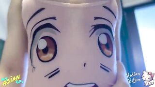 Small Kawaii Hotty with Large Bazookas BJ and Screw