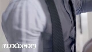 Perv Stepdad Screws His Stepdaughter Hard After That guy Caught Her Peeing in Her Pants