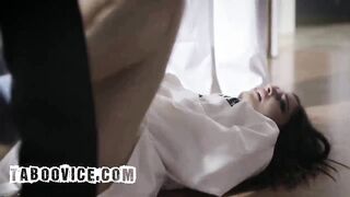 Sexy Brunette hair Honey Banged Coarse by 2 Doctors