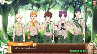 Game: Camp Allies Movie scene three - Hiking in the forest (Russian voice)