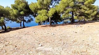 Risky Public Tugjob and Doggyfuck in Greece - CumChallenge Day 8
