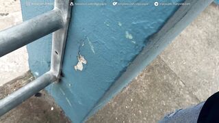 Started on a Bench, Ended at the Pier - No Regrets - Super risky public sloppy Tugjob