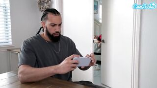 Your Father Is Not Home, Right? Large Boobs Step Mommy Screws Lustful Step Son’s BBC