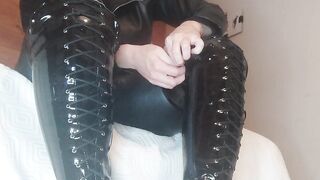 LEATHER BOOTS , STINKY SOCKS , AND GREATER QUANTITY