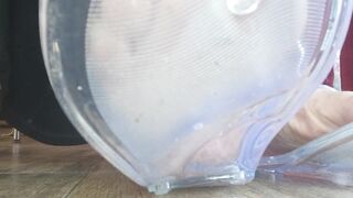 GIANTESS AND TRANSPARENT FLIP FLOP
