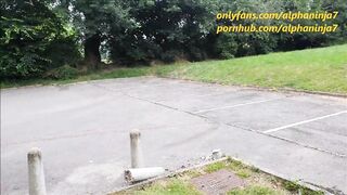Quick Risky Doggy position in the Car Park