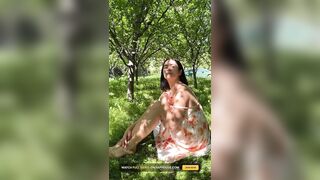 Outdoor Barefoot Tease