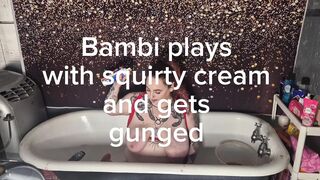 Cream and Gunge Enjoyment!