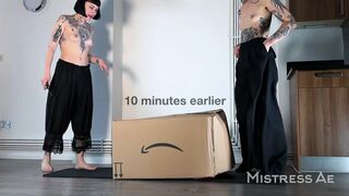 What’s in the Box and Why? Mummified Drone Anal Fisting Birthday Celebration