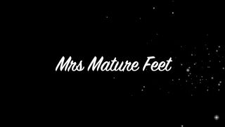 Mrs Aged Feet showing off her large older bazookas for all her Boob fans 417
