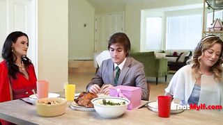 MIL's Anal Stand Off (Anal Family Three-some) - Penny Barber, River Lynn, Tyler Cruise