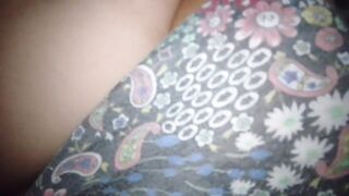 Showing my large tits
