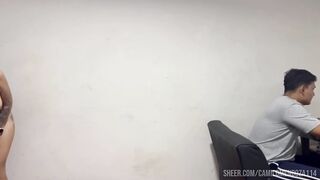 eighteen-year-old white angel gives her petite body and constricted pink cunt to the technician. mexican