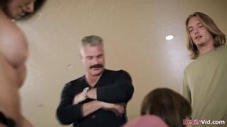 mother I'd like to fuck Reagan Foxx dragged her stepdaughter Rissa May into a family taboo.Her spouse is screwing her stepdaughter whilst that babe gets screwed by her stepson