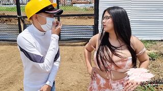 I Have Sex with the Painter of a Construction Web resource and That guy Explodes His Cum in My Face - Savannah Watson
