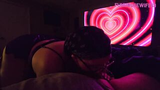 Giving head and jerking him off untill that guy cumms in my throat