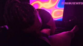 Sucking him off then ride reverse cowgirl untill that guy screws my face