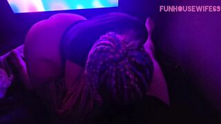 Sucking him off then ride reverse cowgirl untill that guy screws my face