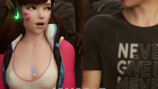 Overwatch XXX - Overwatch's Sex Junkie D.va - D.va Route