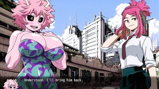 Nude In Action Mina's Corrupt Ops - Mina Ashido from My Hero Academy Walking Undressed