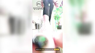 67 Giantess Size 16 Barefoot Stomp Destruction in Slow Motion