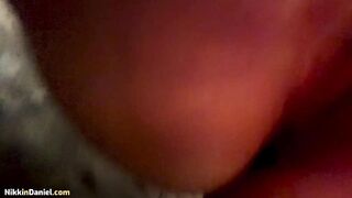 Lustful Hotty Playing with Her Very Creamy Vagina in the Shower