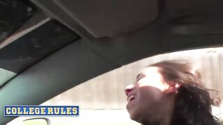 COLLEGE RULES - College Gals Submit The Wildest Movie scene With Public Flashing, Blowjobs, And Sexy Dreams