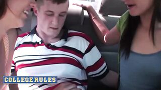 COLLEGE RULES - College Gals Submit The Wildest Movie scene With Public Flashing, Blowjobs, And Sexy Dreams