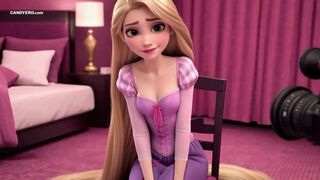 AI Generated Rapunzel Casting Sex - Sinless Princess 1st Fellatio