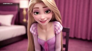 AI Generated Rapunzel Casting Sex - Sinless Princess 1st Fellatio