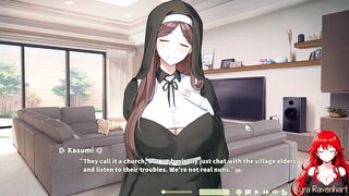 EP1 Summer Clover - Recent Housekeeper Raw Pounds Breasty Sisters Moist Twat in Kitchen on 1st Day!