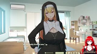 EP1 Summer Clover - Recent Housekeeper Raw Pounds Breasty Sisters Moist Twat in Kitchen on 1st Day!