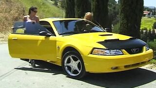 Blond Chick Widens Wide Fingering Trickling Moist Vagina