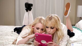 College Girls Discovering Lesbian Porn
