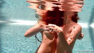 Underwater lesbos Serbian and Russian