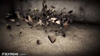 Lesbian Caught Using Cell Phone As Vibrator & She Scissors