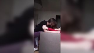 girl makes cum hard in chair